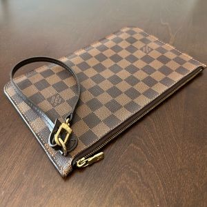 Louis Vuitton Damier Ebene Neverfull MM/GM Pouch